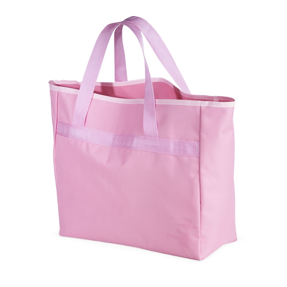 SACOLA EM NYLON SPX-14723-ROS NA COR ROSA