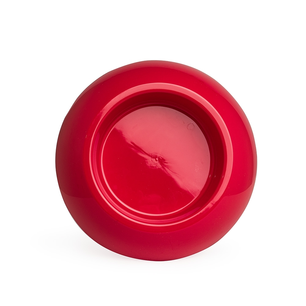 TIGELA PET DE PLÁSTICO 400ML SPX-15179-VM NA COR VERMELHO