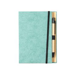 BLOCO DE ANOTAÇÕES COM AUTOADESIVOS E CANETA SPX-18938-AZU NA COR AZUL