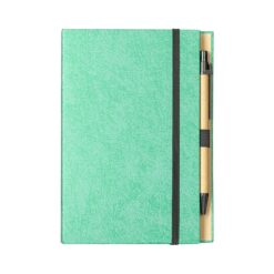 BLOCO DE ANOTAÇÕES COM AUTOADESIVOS E CANETA SPX-18938-VD NA COR VERDE