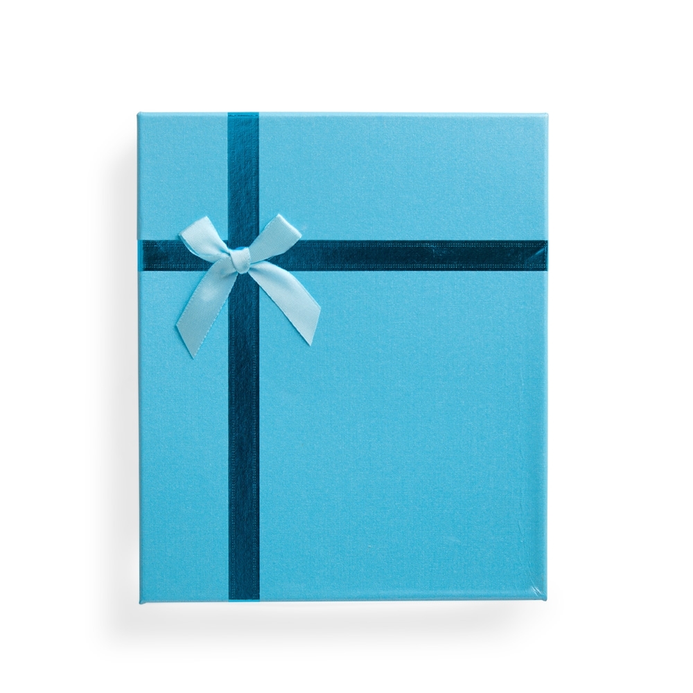 CAIXA PARA PRESENTE SPX-19000-AZC NA COR AZUL