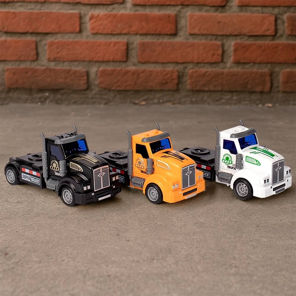 CAMINHÃO MINIATURA SPX-P$BRINQ72-MIS NA COR AMARELO