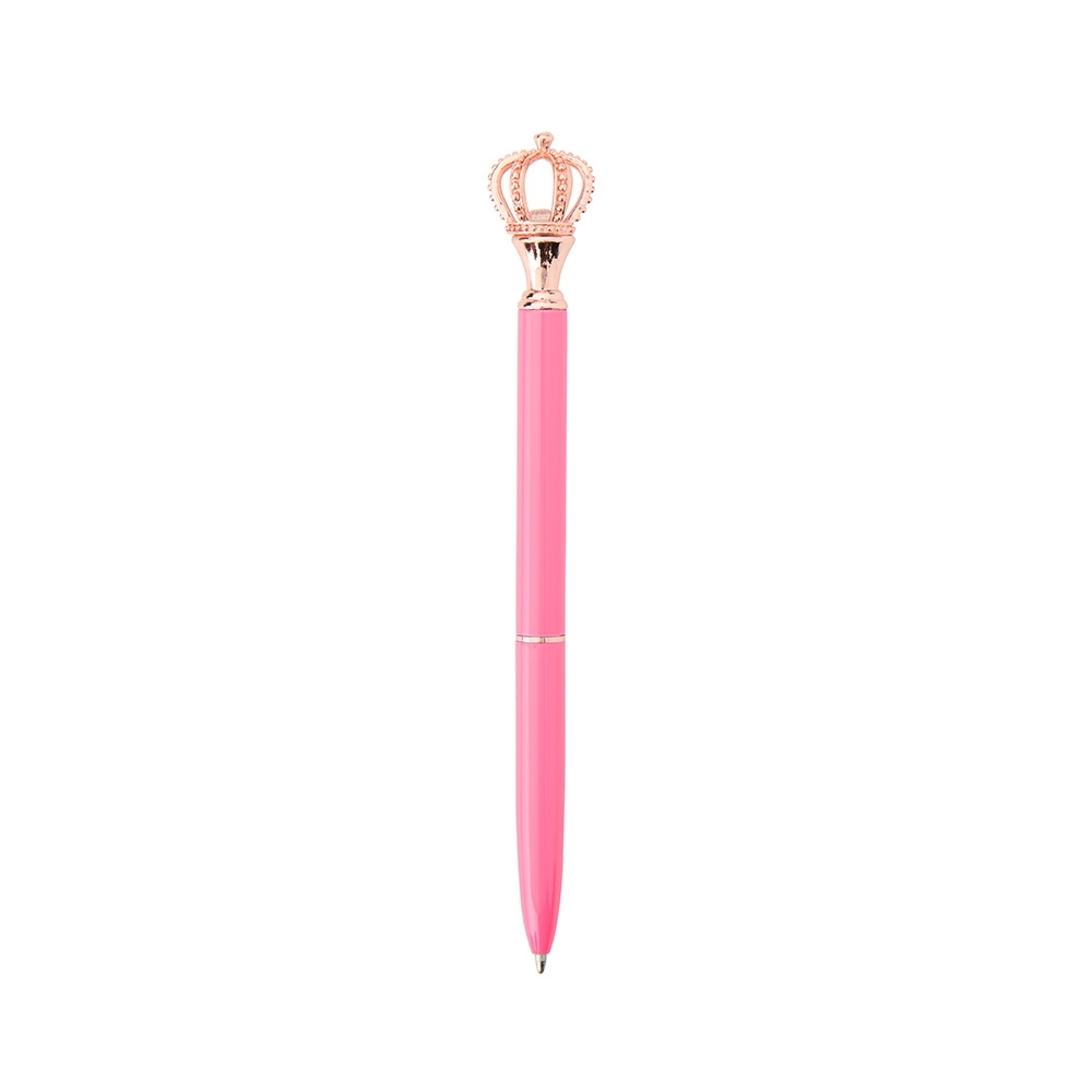CANETA METAL COROA SPX-08174-RSE/COB NA COR ROSA