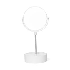 ESPELHO DE MESA PLÁSTICO SPX-18985-BCO NA COR BRANCO