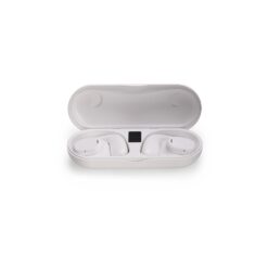 FONE DE OUVIDO BLUETOOTH COM CASE CARREGADOR SPX-09068-BCO NA COR BRANCO