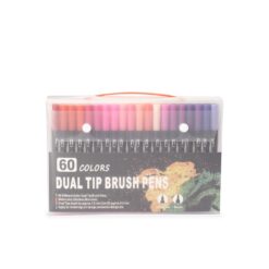 KIT CANETINHAS PONTA DUPLA 60 CORES  SPX-08332B-60-COL NA COR COLORIDO