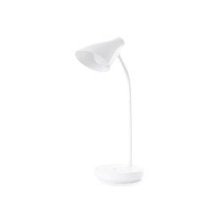 LUMINÁRIA ARTICULÁVEL EM LED RECARREGÁVEL SPX-06015A-BCO NA COR BRANCO