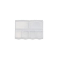 PORTA COMPRIMIDOS PLÁSTICO SPX-08284-TRA NA COR TRANSPARENTE