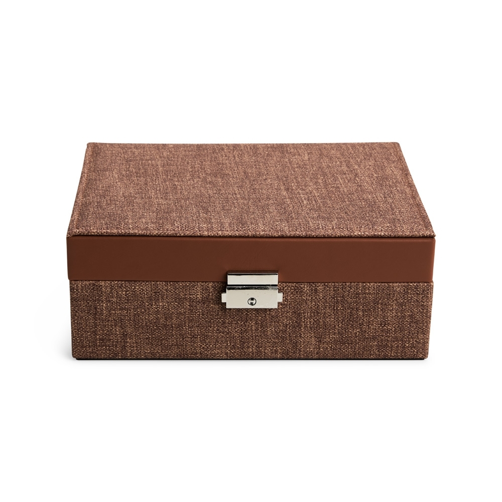 PORTA-JOIAS SPX-01738-MAR NA COR MARROM