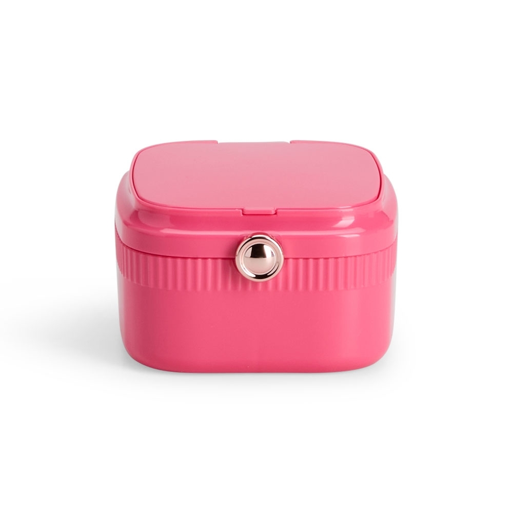 PORTA-JOIAS COM ESPELHO SPX-18926-PNK NA COR ROSA