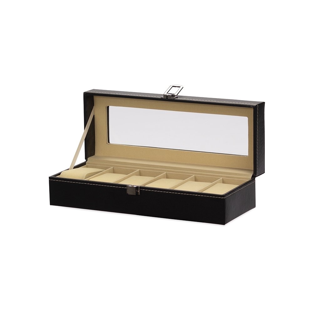 PORTA-RELÓGIOS SPX-09022-PRE NA COR TRANSPARENTE