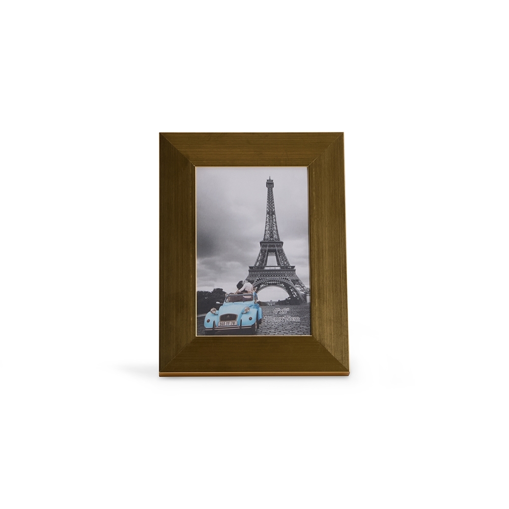 PORTA-RETRATO PVC SPX-18989-DOU NA COR DOURADO