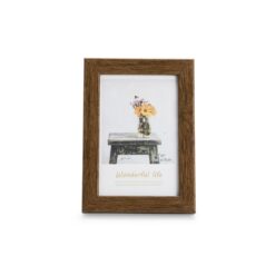 PORTA-RETRATO PVC SPX-18988-MAE NA COR MARROM