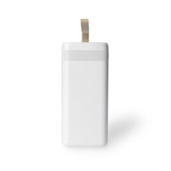 POWER BANK 20.000MAH COM LANTERNA E MULTISSAÍDAS SPX-09001-BCO NA COR BRANCO
