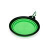 TIGELA PARA PET RETRÁTIL 350ML SPX-09124-VD NA COR VERDE