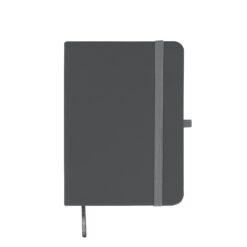 CADERNETA EMBORRACHADA SPX-12514N-CIN NA COR CINZA