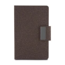 CADERNETA PU SPX-15357-MAR NA COR MARROM