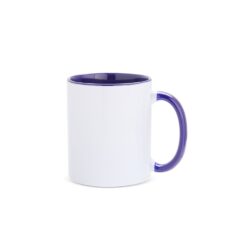 CANECA CERÂMICA 330ML SPX-13282-BCO/AZE NA COR BRANCO