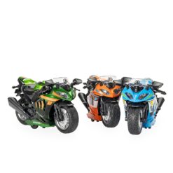 MINIATURA MOTO SPX-P$BRINQ52-MIS NA COR AMARELO