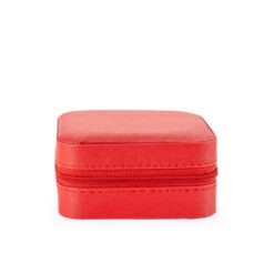 PORTA-JOIAS COM ESPELHO SPX-O@08141-VM NA COR VERMELHO