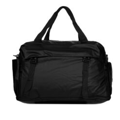 BOLSA COURO SINTÉTICO EXPANSÍVEL 36L SPX-09148-PRE NA COR CINZA