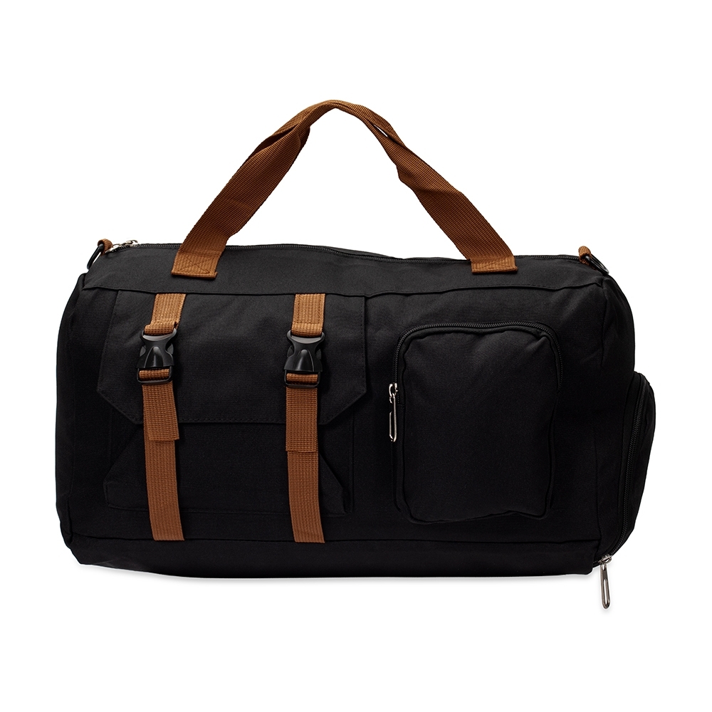 BOLSA OXFORD 23L SPX-09147-PRE/MAR NA COR PRETO