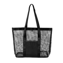 SACOLA TELA PVC SPX-19066-PRE/PRE NA COR PRETO