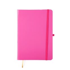 CADERNETA LAMINADA COM PAUTA SPX-15460P-ROS NA COR ROSA