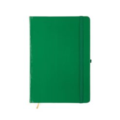 CADERNETA LAMINADA COM PAUTA SPX-15460P-VD NA COR VERDE