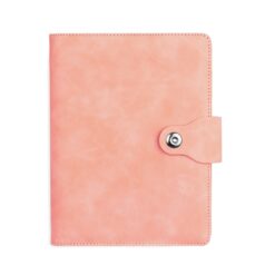 CADERNO FICHÁRIO PU SPX-19148-ROS NA COR ROSA