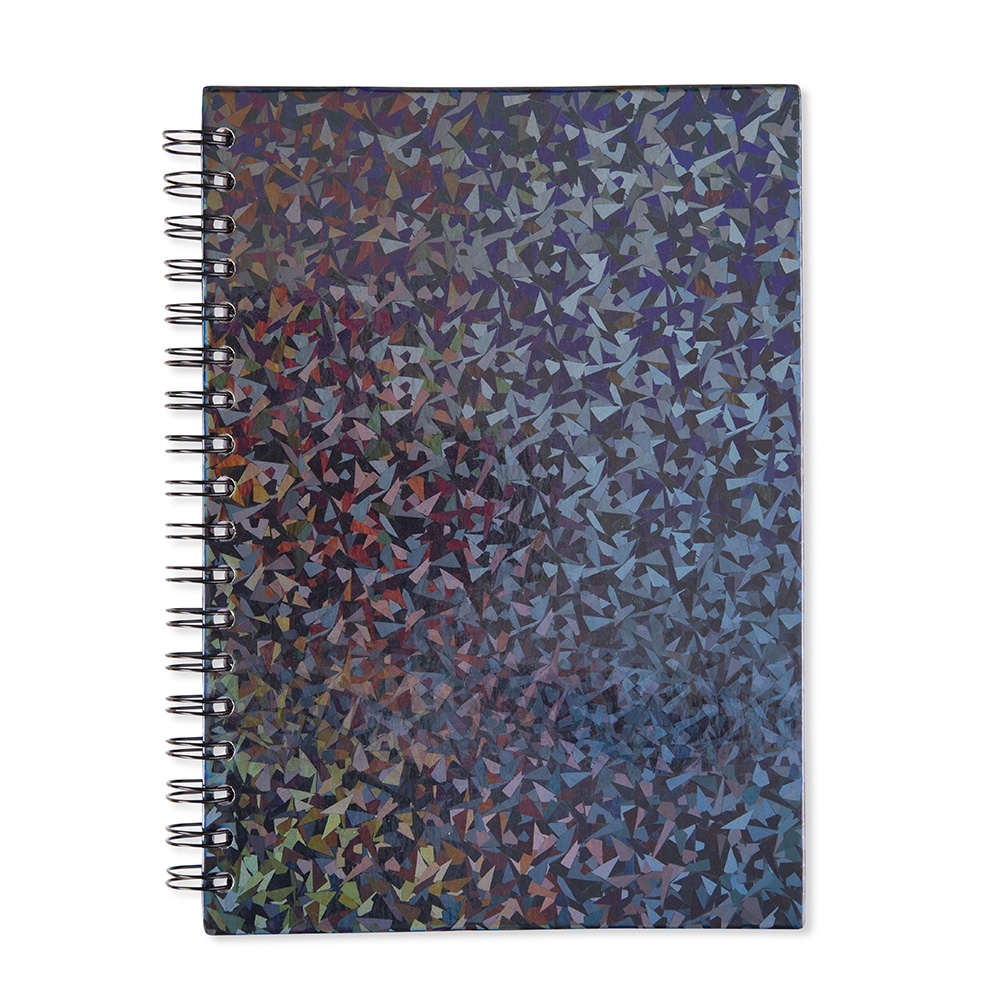 CADERNO HOLOGRÁFICO COM PAUTA SPX-15463-PRE NA COR PRETO