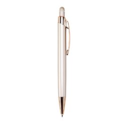 CANETA METAL TOUCH SPX-06076TF-CHA/COB NA COR BEGE