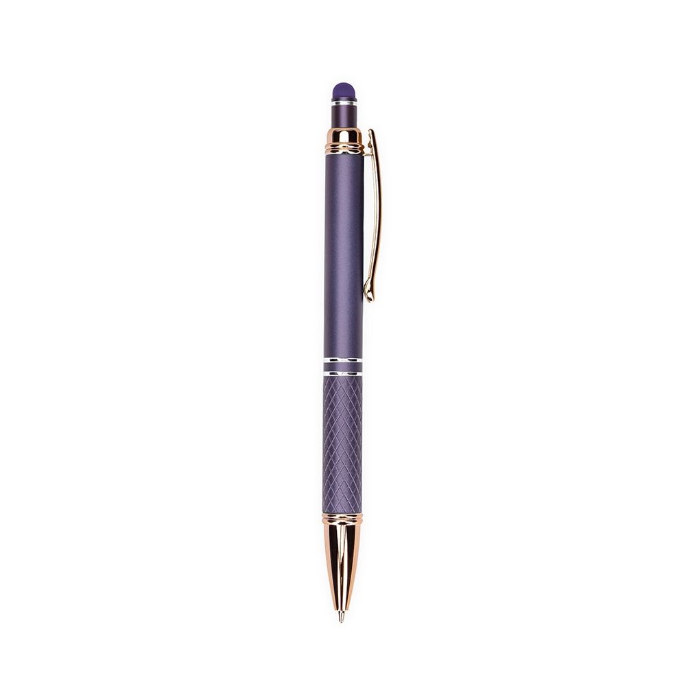 CANETA METAL TOUCH SPX-05020-ROX/COB NA COR ROXO