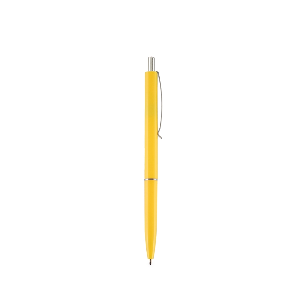 CANETA PLÁSTICA SPX-09110-AMA/PRA NA COR AMARELO