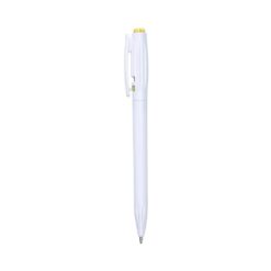 CANETA PLÁSTICA SPX-06161C*CP*-BCO/AMA NA COR BRANCO