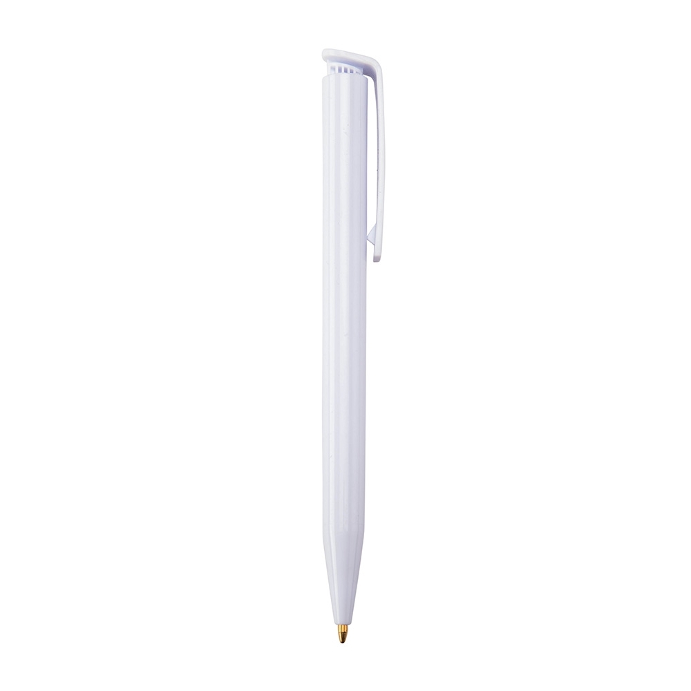 CANETA PLÁSTICA SPX-13630C-BCO/BCO NA COR BRANCO
