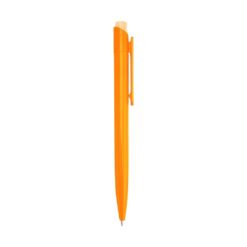 CANETA PLÁSTICA SPX-09229-LAR NA COR LARANJA