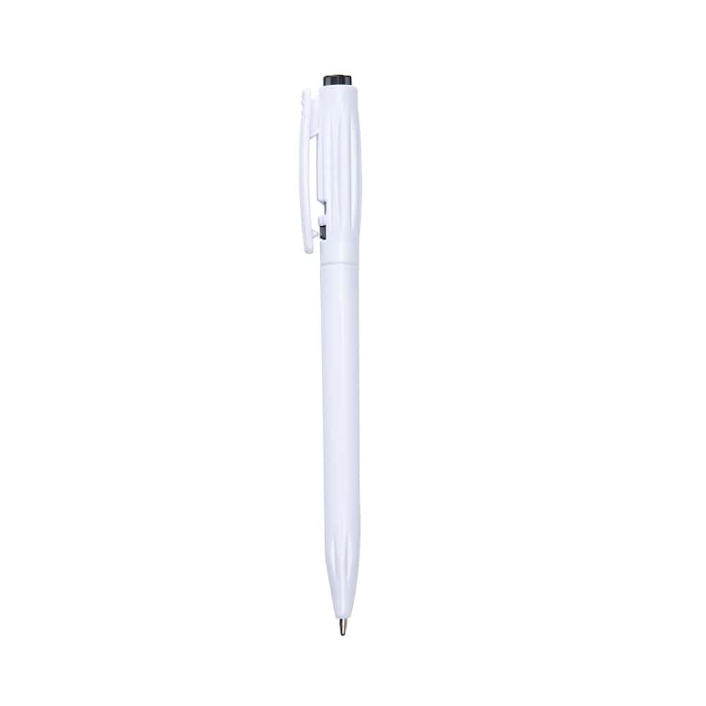 CANETA PLÁSTICA SPX-06161C*CP*-BCO/PRE NA COR BRANCO