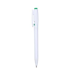 CANETA PLÁSTICA SPX-06161C*CP*-BCO/VD NA COR BRANCO