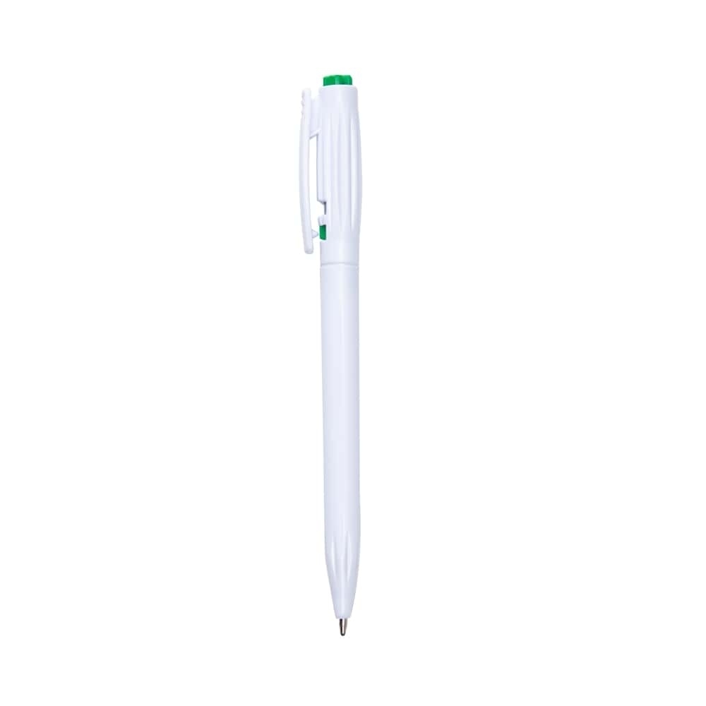 CANETA PLÁSTICA SPX-06161C*CP*-BCO/VD NA COR BRANCO