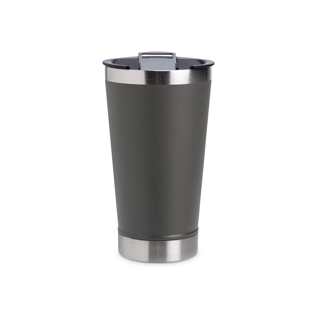 COPO INOX 500ML COM ABRIDOR SPX-09252-CZE NA COR CINZA