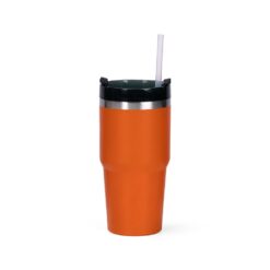 COPO TÉRMICO 600ML SPX-09196-LAR NA COR LARANJA