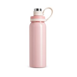 GARRAFA INOX 800ML SPX-19062-ROS/BCO NA COR ROSA