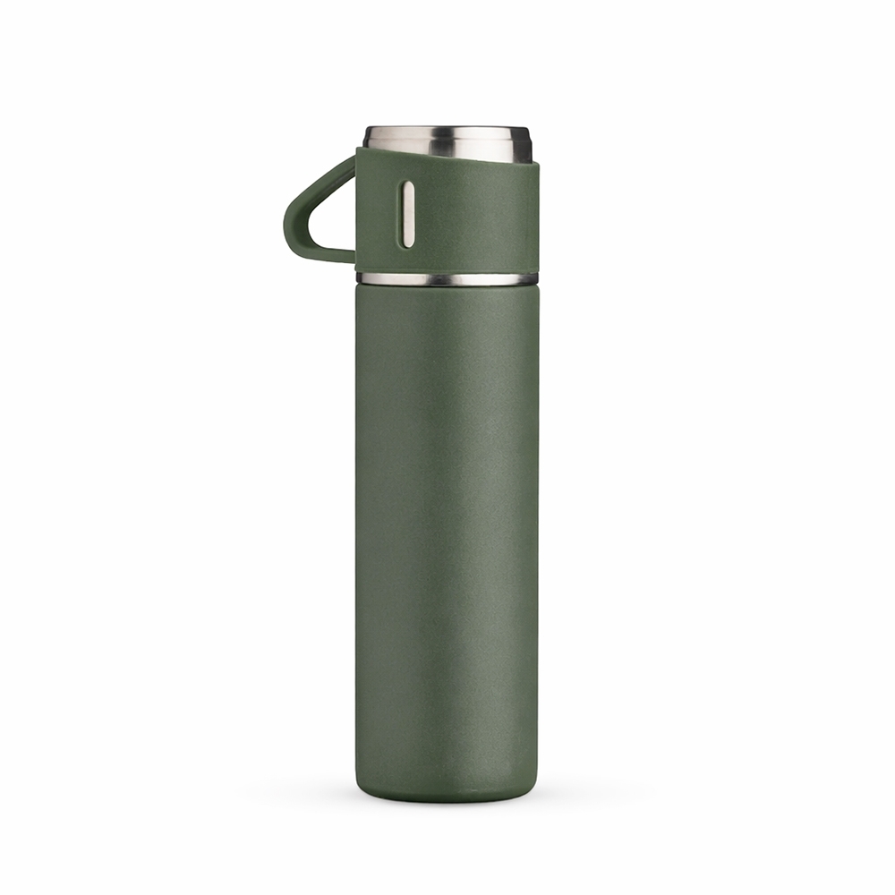 GARRAFA TÉRMICA 450 ML SPX-18639-VDE NA COR VERDE