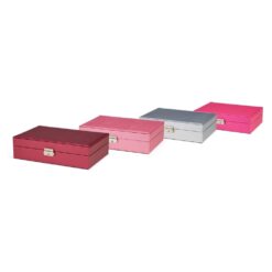 PORTA-JOIAS SPX-P$CX1018-MIS NA COR BRANCO