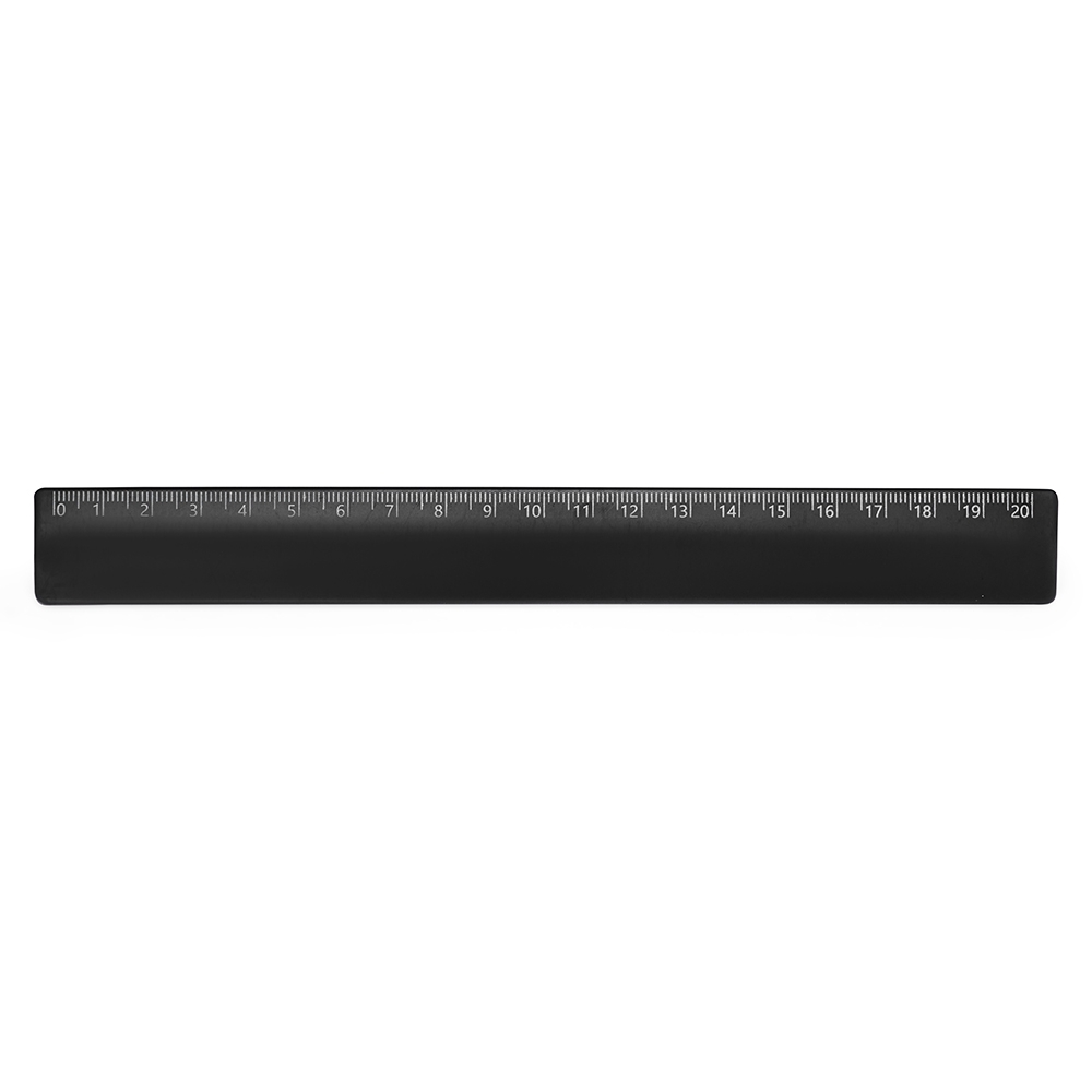 RÉGUA PLÁSTICA 20CM SPX-13724A-PRE NA COR PRETO